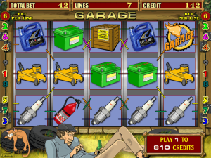 Temática mecánica slot Garage jugar