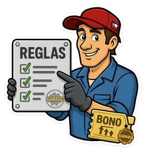 Reglas juego Tragamonedas Garage online