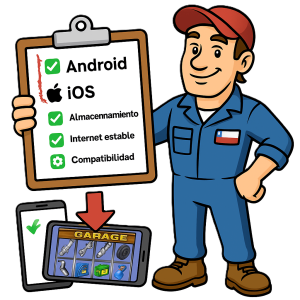 Requisitos mínimos de Garage App