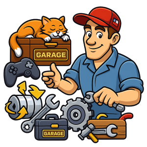 Características slot Garage mecánico